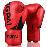 High Quality Adults Women/Men Boxing Gloves Leather MMA Muay Thai Boxe De Luva Mitts Sanda GYM Equipments 8 10 12 6 OZ boks