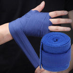 2pcs 2.5m Sports Strap Cotton Kick Boxing Bandage Sanda Taekwondo MMA Wrist Hand Gloves Wraps Straps Equipment