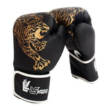 Kick Boxing Gloves For Men Women PU Karate Muay Thai Guantes De Boxeo Free Fight MMA Sanda Training Adults Kids Equipment