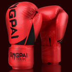 Kick Boxing Gloves for Men Women PU Karate Muay Thai Guantes De Boxeo Free Fight MMA Sanda Training Adults Kids Equipment Gloves