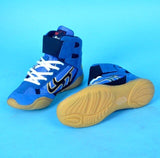 Authentic Wrestling Shoes For Men Training Shoes Cow Muscle Outsole Lace Up Boots Sneakers Professional Boxing Shoes