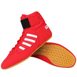 Boxing Wrestling Shoes Rubber Outsole Breathable Combat Sneakers Plus Size 46 Professional training fighting professional boots
