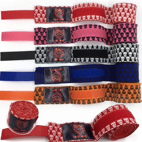 3M 5M High Quality Elastic Cotton MMA / Kickboxing Hand Wraps Muay Thai Boxing Glove Hand Protectors Punch Boxing Bandage Wraps