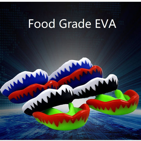 Food Grade Sports EVA Teeth Protector Mouth Guard Boxing Tooth Brace Protect Mouthguard for Basketball Football Rugby  Accessory