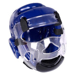 Sports Clear Face Shield Head Shield Removable Taekwondo Helmet Mask Protective Gear For Both Men And Women