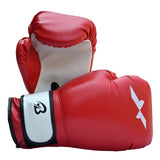 1pair Sports Fighting Golves MMA Boxing Glove PU Leather with EVA Lining for Training Competition