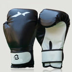 1pair Sports Fighting Golves MMA Boxing Glove PU Leather with EVA Lining for Training Competition