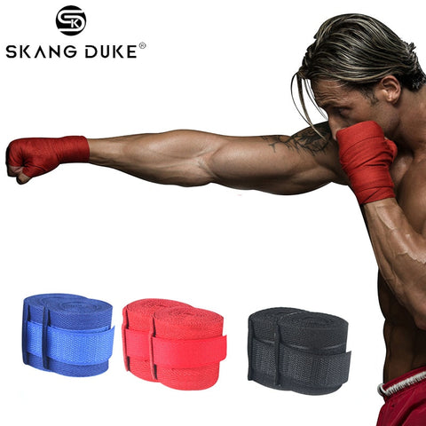 Professional Bandage Wraps Hand Wraps Cotton 5M/2.5M Handwraps for Boxing Gloves Kickboxing Muay Thai MMA Wrist Wraps 1PC