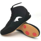 Authentic VeriSign wrestling shoes for men training shoes tendon at the end leather sports sneakers professional boxing shoes