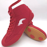 Authentic VeriSign wrestling shoes for men training shoes tendon at the end leather sports sneakers professional boxing shoes