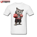 Tee Shirts Lovely BOXINGer CAT Team Urban Tees Man Short Sleeves Low Price Brand Unique Apparel