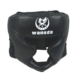 Good black boxing training Sanda protective gear helmet enclosed helmet MMA UFC Muay Thai fighting protective gear guard head