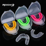 REXCHI Sport Mouth Guard EVA Teeth Protector Kids Youth Mouthguard Tooth Brace Protection for Basketball Rugby Boxing Karate