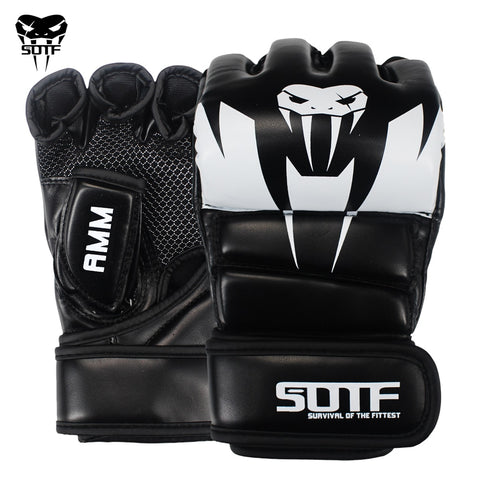 SOTF Adults MMA Venomous snake Multicolor Boxing gloves MMA Tiger Muay Thai gloves muay thai boxing fight glove Sanda pads box