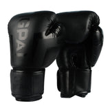 8 10 12 14 oz Twins Gloves Kick Boxing Gloves Leather PU Sanda Sandbag Training Black Boxing Gloves Men Women Guantes Muay Thai