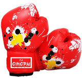 Professional Children Boxing Gloves 6-8oz Kids Free Combat Muay Thai Glove Kids Boxing Gloves for 5-14 Years Boys Girls Red Blue