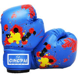 Professional Children Boxing Gloves 6-8oz Kids Free Combat Muay Thai Glove Kids Boxing Gloves for 5-14 Years Boys Girls Red Blue