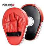 REXCHI 2 PCS Kick Boxing Gloves Pad Punch Target Bag Men MMA PU Karate Muay Thai Free Fight Sanda Training Adults Kids Equipment