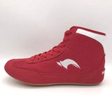 Authentic VeriSign wrestling shoes for men training shoes tendon at the end leather sneakers professional boxing shoes