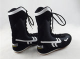 Boxing martial arts Taekwondo Sanda training special high-cut boxing training fighting wrestling shoes JINBEILE