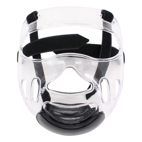 Taekwondo  Plastic Face Shield Head Shield Removable Helmet Mask Protective Gear Sports Transparent Protective Mask