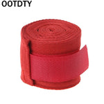 OOTDTY Cotton Boxing Bandage Wrist Wraps Combat Protect Boxing Sport Kickboxing Muay Thai Handwraps Training Gloves 2.5M