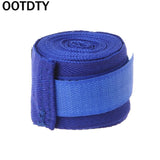 OOTDTY Cotton Boxing Bandage Wrist Wraps Combat Protect Boxing Sport Kickboxing Muay Thai Handwraps Training Gloves 2.5M